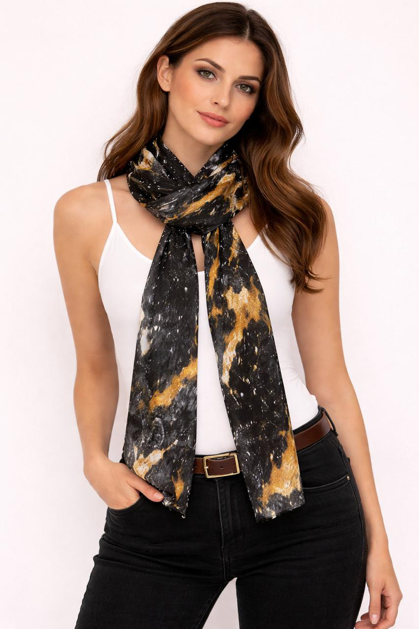 OnyxGold - 22 x 62 inches, (American crepe)