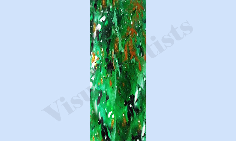 Emerald  - 22 x 62 inches, (American crepe)