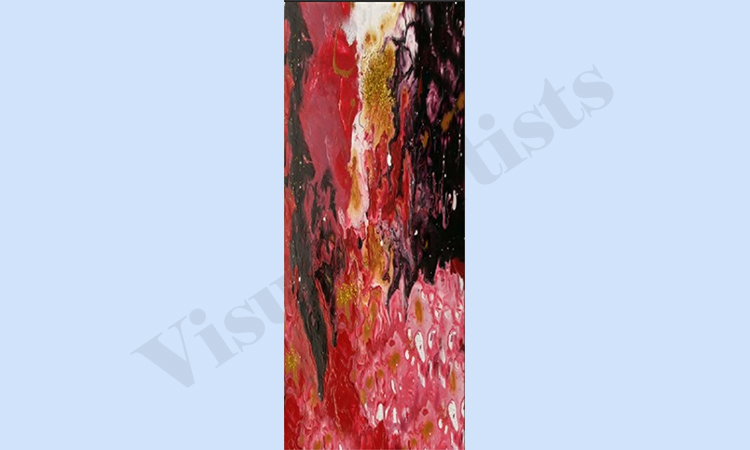 RedOnyx - 22 x 62 inches, (American crepe)