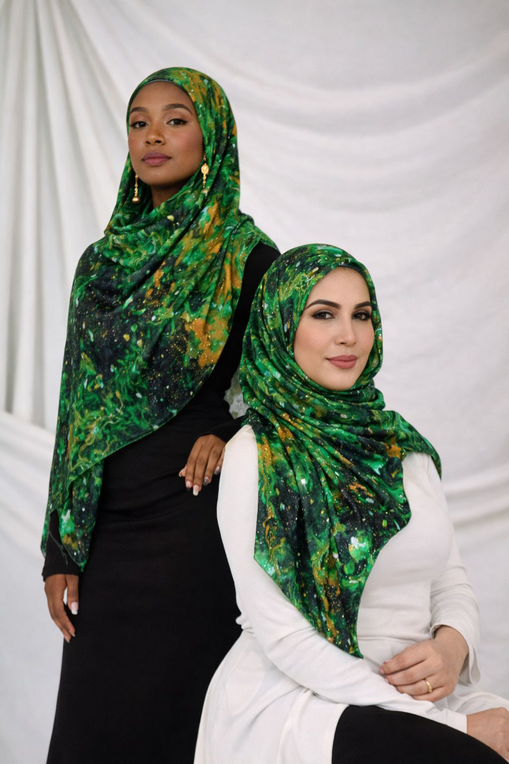 Emerald  - 32 x 72 inches, (American crepe)