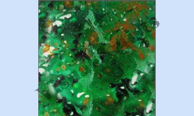 Emerald  - 27 x 27 inches, (American crepe)