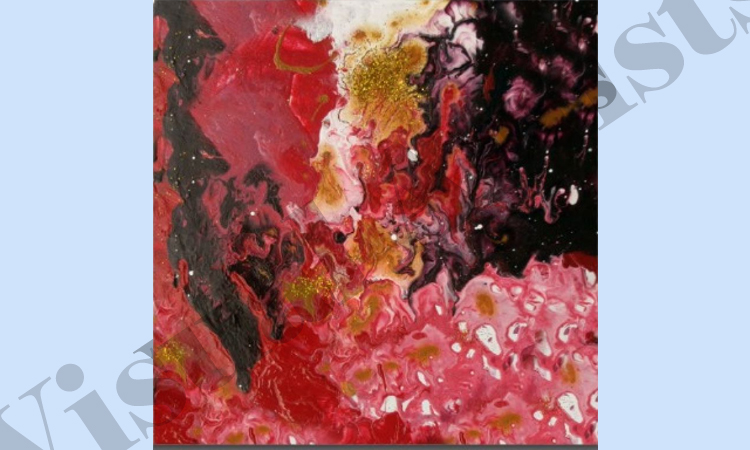 RedOnyx - 27 x 27 inches, (American crepe)