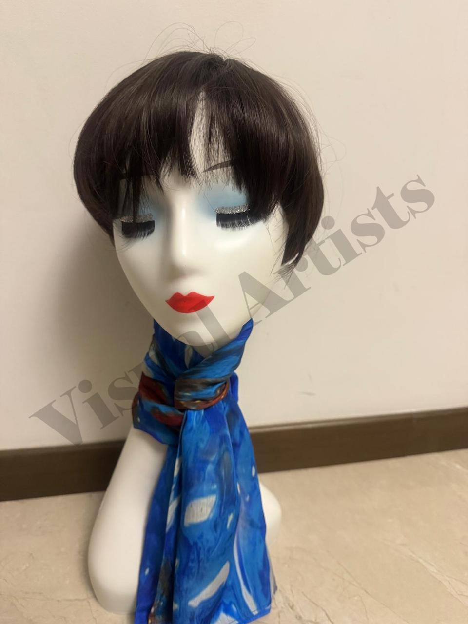 BlueGilt - 27 x 27 inches, (American crepe)