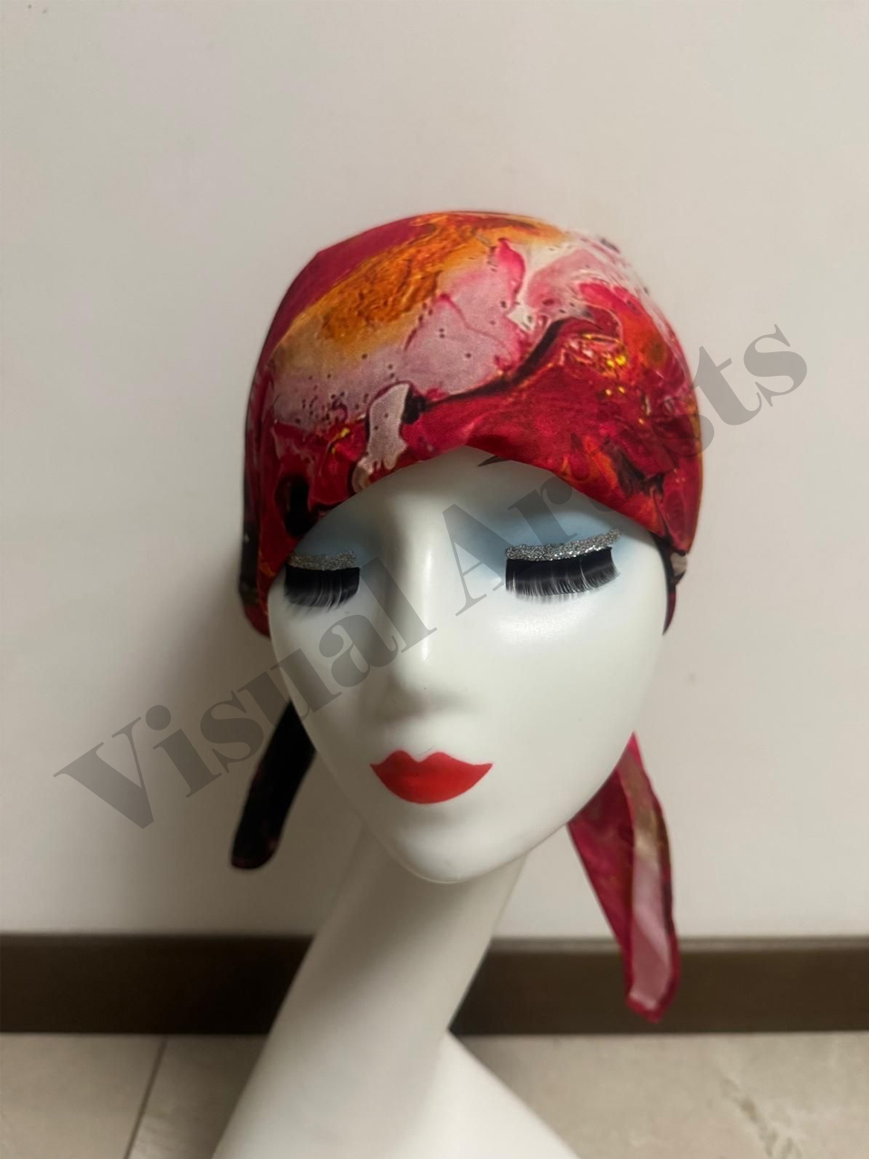 RedOnyx - 27 x 27 inches, (American crepe)