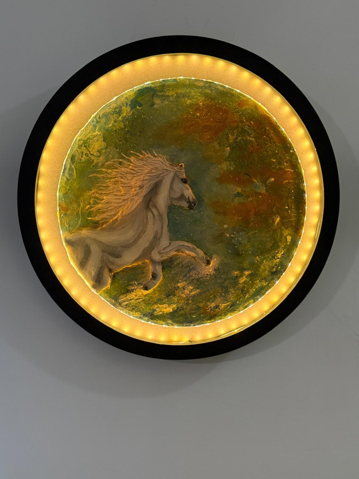 Aqua horse