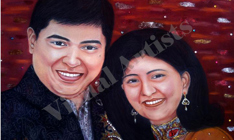 
                                            Portrait of Vaibhav and Nishu